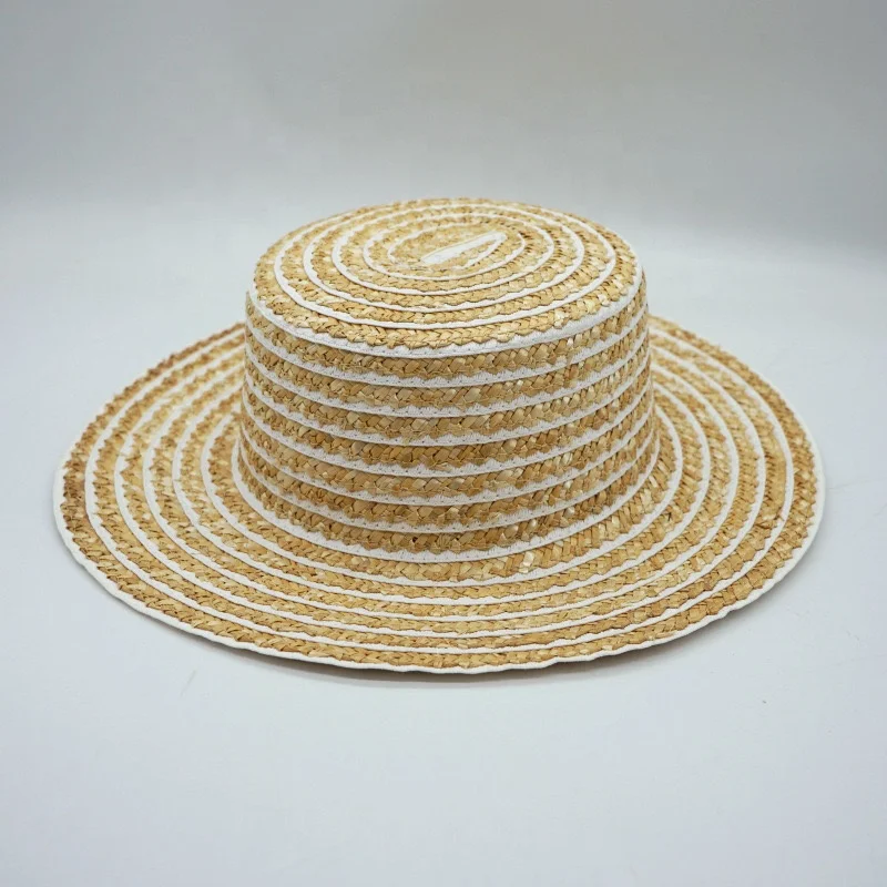 2024 летняя соломенная шляпа в полоску
