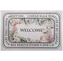 Хорошее качество, винтажный дверной коврик с принтом, моющиеся противоскользящие дверные коврики, коврики, новый дизайн, ковер, дверной коврик, рулон