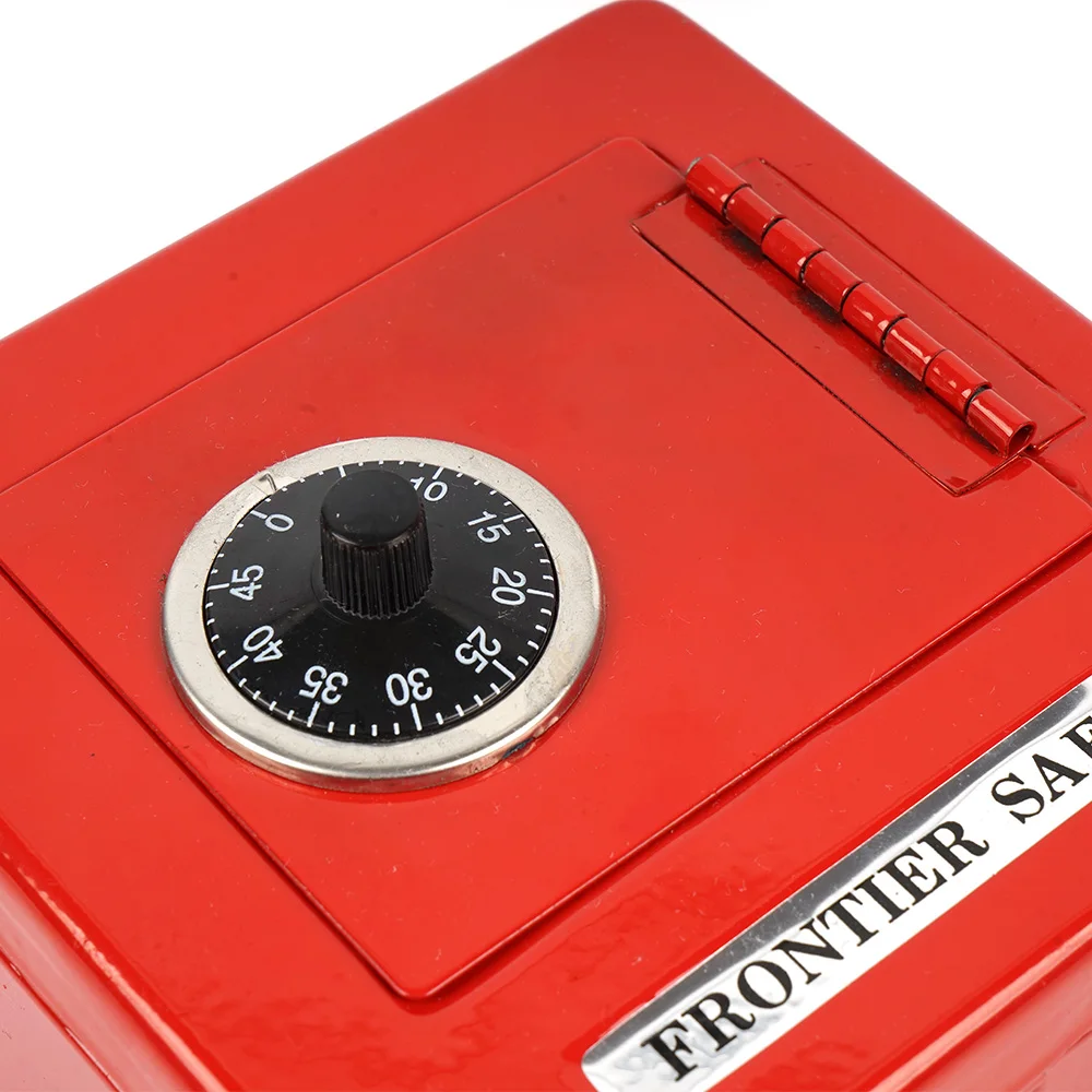 Safe Material Saving Toy Rotating Combination Lock Storage Box Money Bank Security cash box