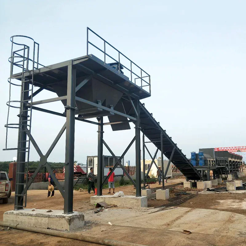 WBS stabilized soil mixing plant 300/500/600/700/800 t/h Subbase soil continuous mixing plant