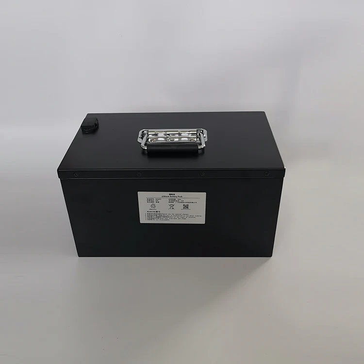 Black color metal housing 60V30Ah lithium iron phosphate LFP battery for E-scooter electric tricycle