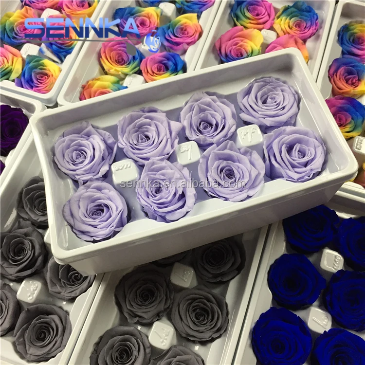 Luxurious Real touch rose eternal preserved  rose flowers for made gift box