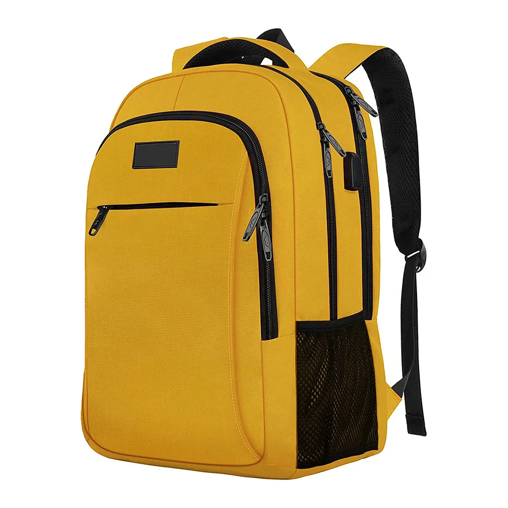 Fashion Yellow Women Lady Stylish Laptop Backpack for Macbook Asus Notebook Computer Bagpack Daily Backpack