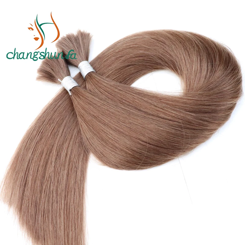 High Quality Double Drawn Russian Remy Full Cuticle Ash Blonde Hair Bulk Factory Wholesale