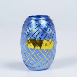 New promotional customized gift packing balloon ribbon rolls, christmas decoration 10m curly ribbon egg