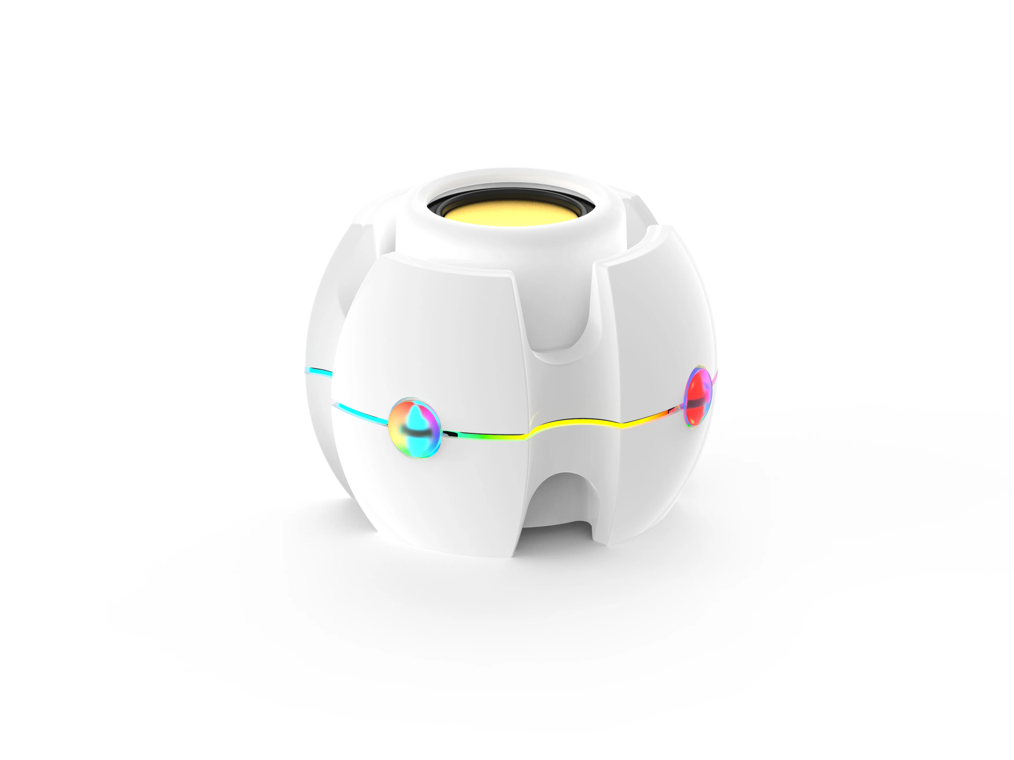 AVON Approval Factory Colorful Round Mini Wireless Speaker RGB Light Bluetooths Speaker for Mobile Phone