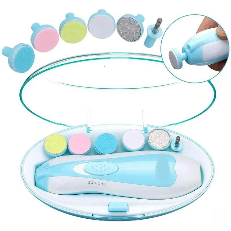 
Hot Selling Baby Nail Clipper Care Set Multifunctional Electric Baby Nail File Clippers Toes Cutter Kids Trimmer Manicure Tool 