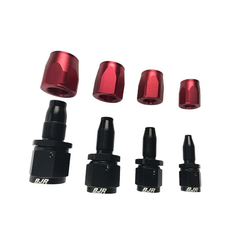 BJR Performance Swivel Straight AN4 AN6 AN8 AN10 AN12 AN16 e85 hose AN fittings
