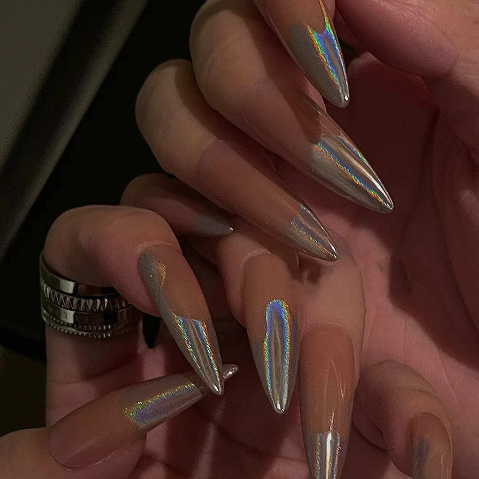 New arrive Shiny Pigment Mermaid Chrome Powder Liquid Laser Powder