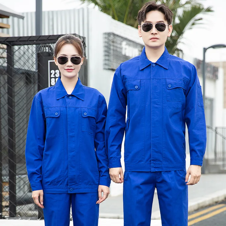 Simple skin-friendly comfortable overalls wear-resistant and breathable cotton overalls