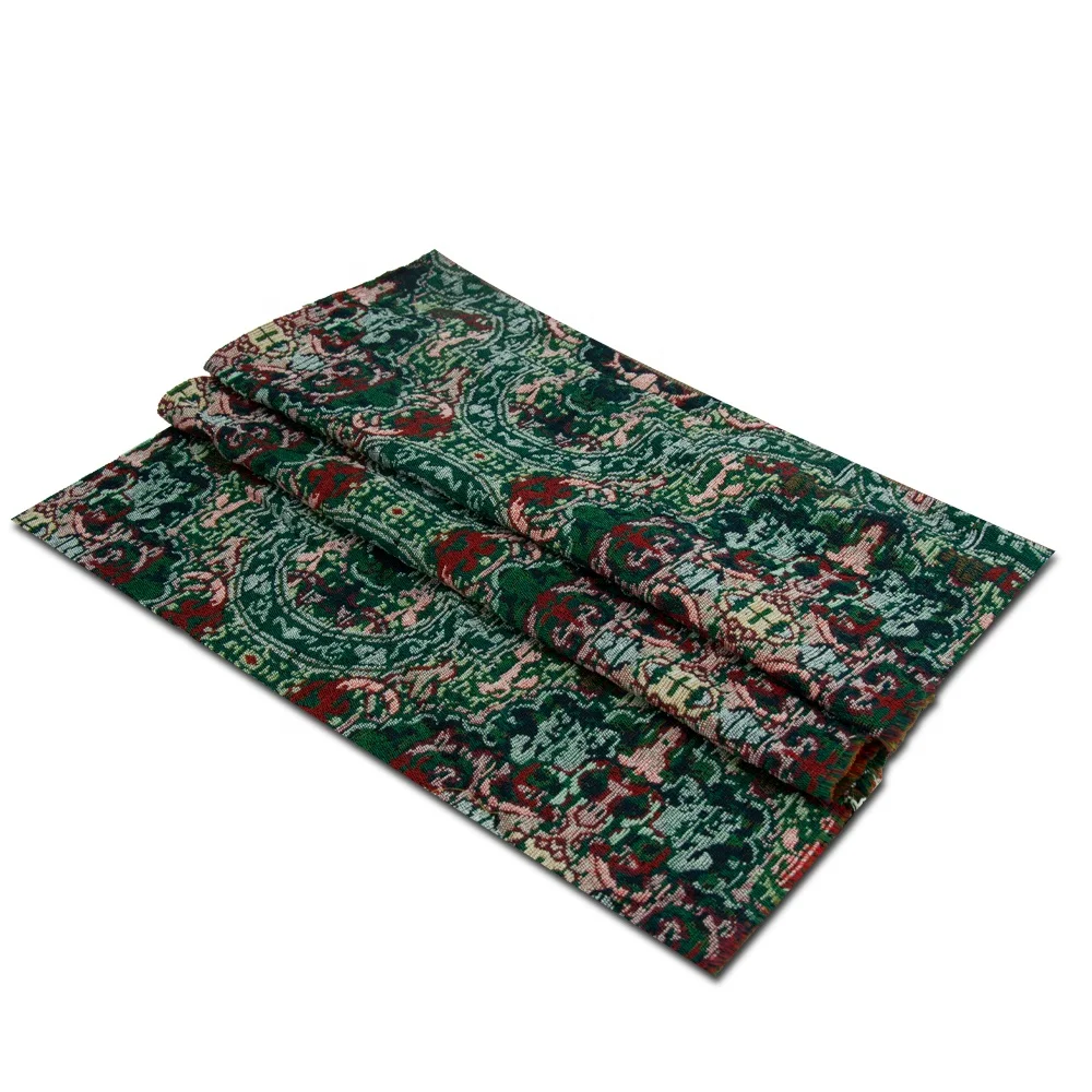 JinDian brand Custom Home Decor Upholstery Woven Textile Texture Sofa Fabric Floral Woven Jacquard Fabrics