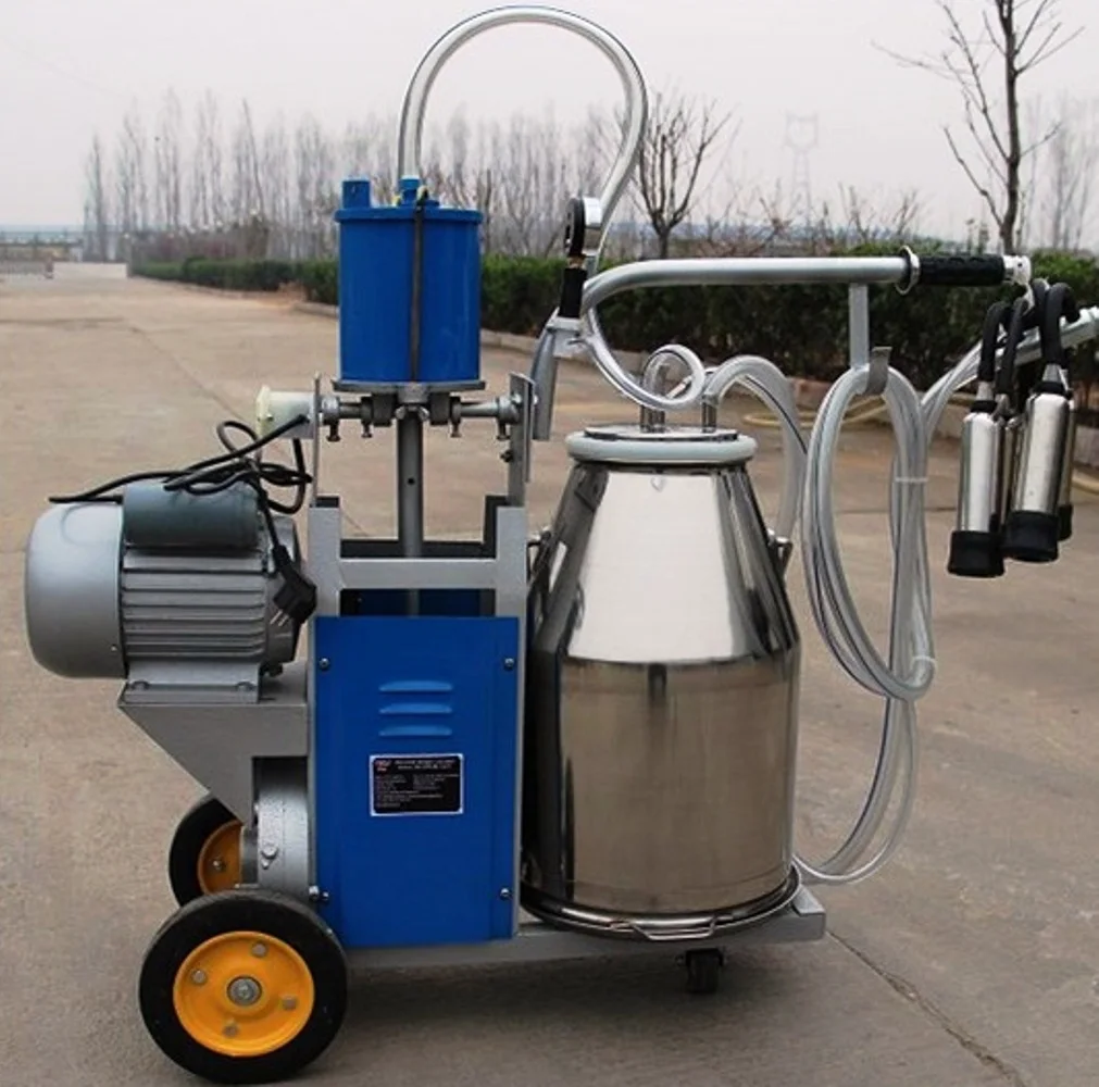 Air Compressor Milking Machine Vacuum Pump Dairy Farm High Productivity Cow sheep Fresh Milking Machines