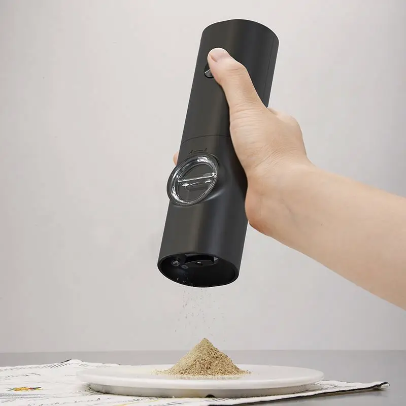 Super Hot 70Ml Electric Gravity Pepper, Grinder Set Automatic Acrylic Kitchen Tool Automatic Salt Pepper Grinders