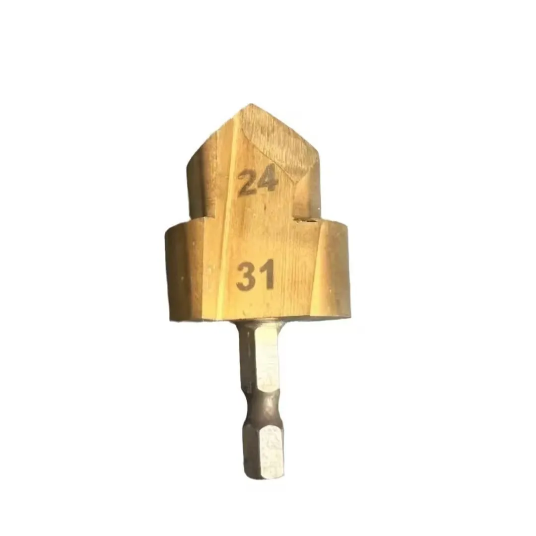 PPR lifting drill bit hexagonal handle multi-layer reaming drill for repairing leaks and connecting water pipes tool