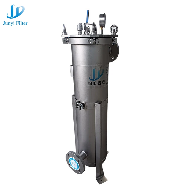 Pressurized Filtration Single Bag Filter For Vegetable Oil