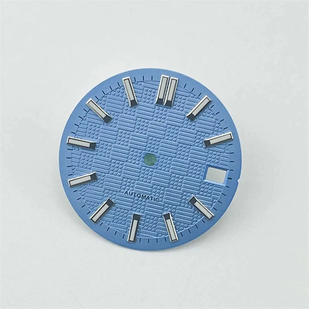 CUSTOM Replacement NH35 Dial Green Luminous 28.5mm Watch dial for NH35A/4R35 Movement Mechanical Watch Face