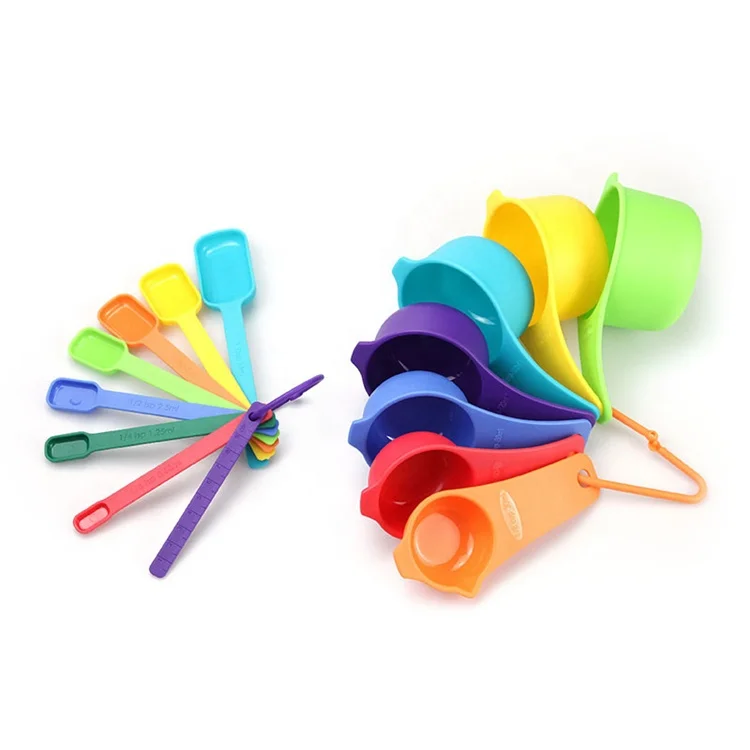 New Style 17PCS Colorful Measuring Spoons and Measuring Cup Set Good Quality