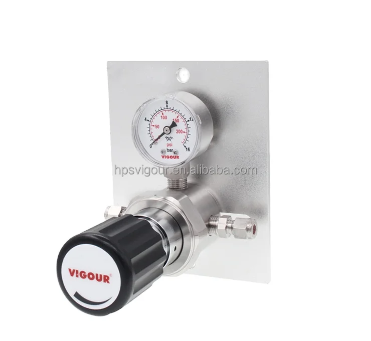 Factory price air argon low pressure gas pressure regulator with panel