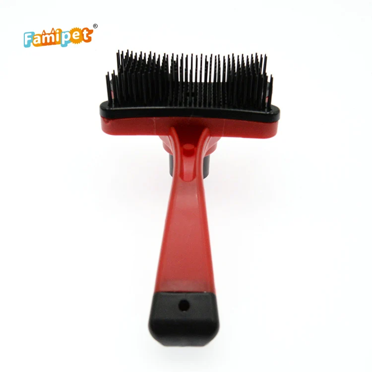 
Factory Supply Wholesale Grooming Non-Slip Handle Massage Comb Pet Hair Cat Brush 