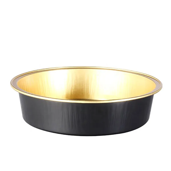 Фольгированные контейнеры для пищевых продуктов лотки прямоугольные круглые 8011 Алюминиевая фольга одноразовые 9x13