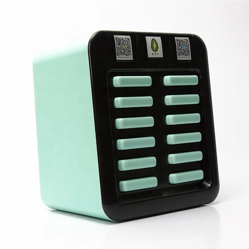  OEM Factory 12slots 5000mAh charging rental powerbank station power bank