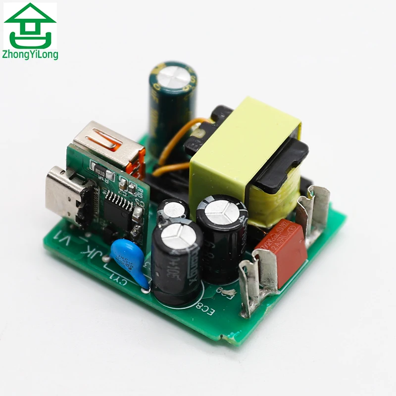 2022 New Fast Charger PD 20W Mobile Phone Charger PCB PCBA Board Assembly Factory SKD Sales with Charger Housing