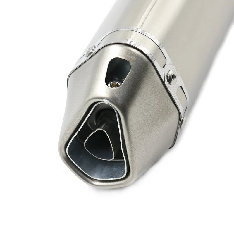 51mm Motorcycle Exhaust Racing Modify atv Exhaust Muffler For FZ6 CBR250 CB600 MT07 Dirt Bike Exhaust