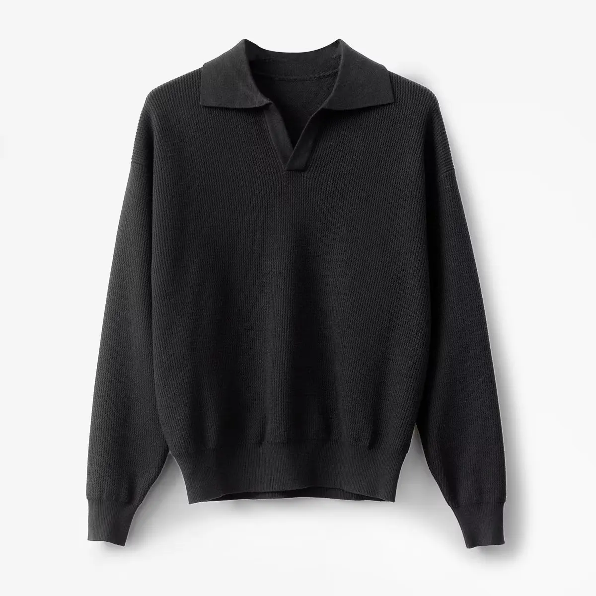 OEM&ODM Men Cashmere Wool sweater Turtleneck Pullover Essentials Mens Plain 100% Cotton V-Neck Pullover Custom Knitted Sweater