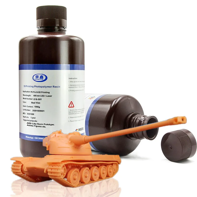 1KG UV Resin 405nm High Precision Quick Curing 3D Printing Materials for LCD 3D Printer for Photon Mono X M3 Max