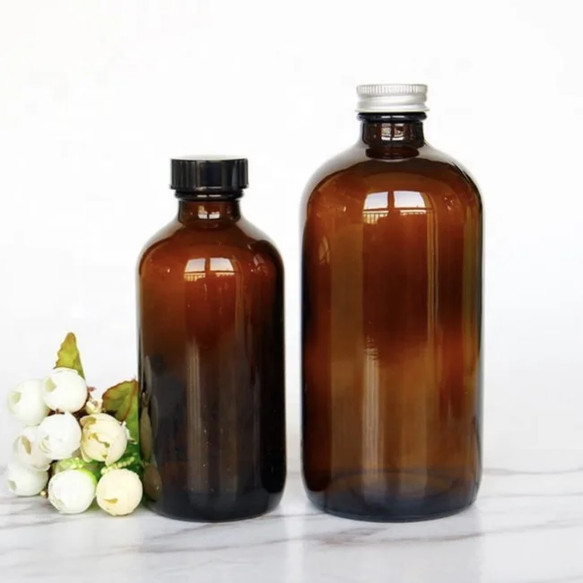 8 oz 16 oz Cold Brew Coffee Syrup Glass Bottles