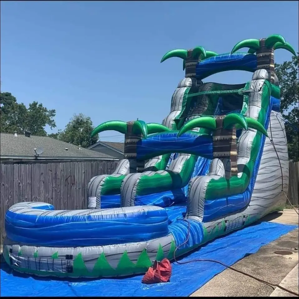 Fiesta breeze water slides commercial grade inflatable water slide for kids adults