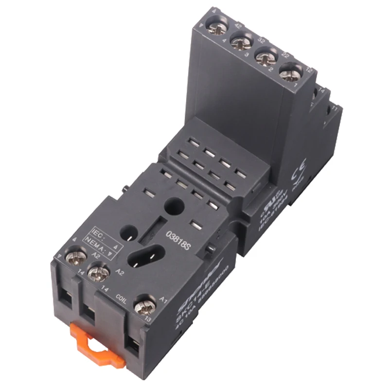 Shenler Relays SKC14-E industrial extension socket custom screw separated socket relay jqx 115f small relay ve-r02 5a 220v