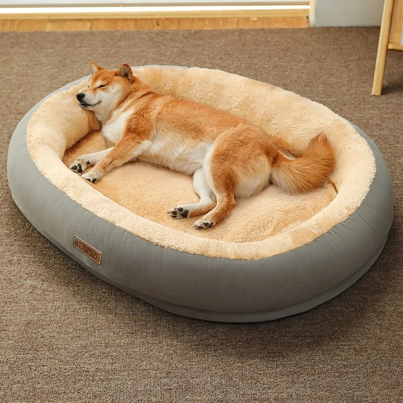 Autumn Winter Thickened Round Kennel Arctic Velvet Warm Pet Nest Large Small Cat Dog Pet Sleep Bed