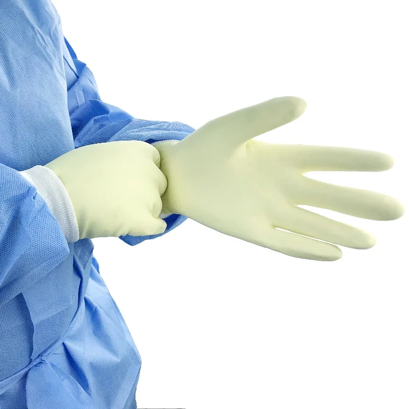 High Quality Custom Non-Sterile Latex Gloves Offering Radiation Protection Disposable Lead-Free