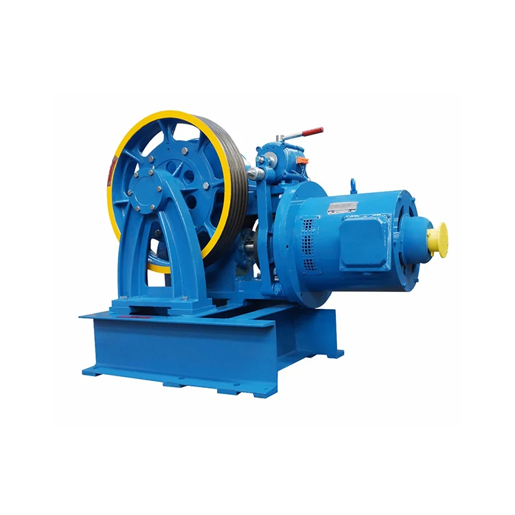 Chinese Professional Manufacturer VVVF DC110V Elevator Electric Geared Traction Motor For Elevator