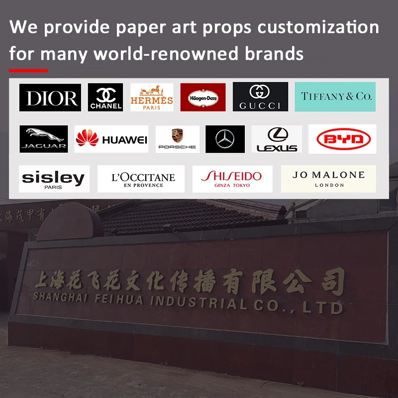 Large artificial handmade art paper Christmas tree suitable for Christmas shop window decoration and home decoration