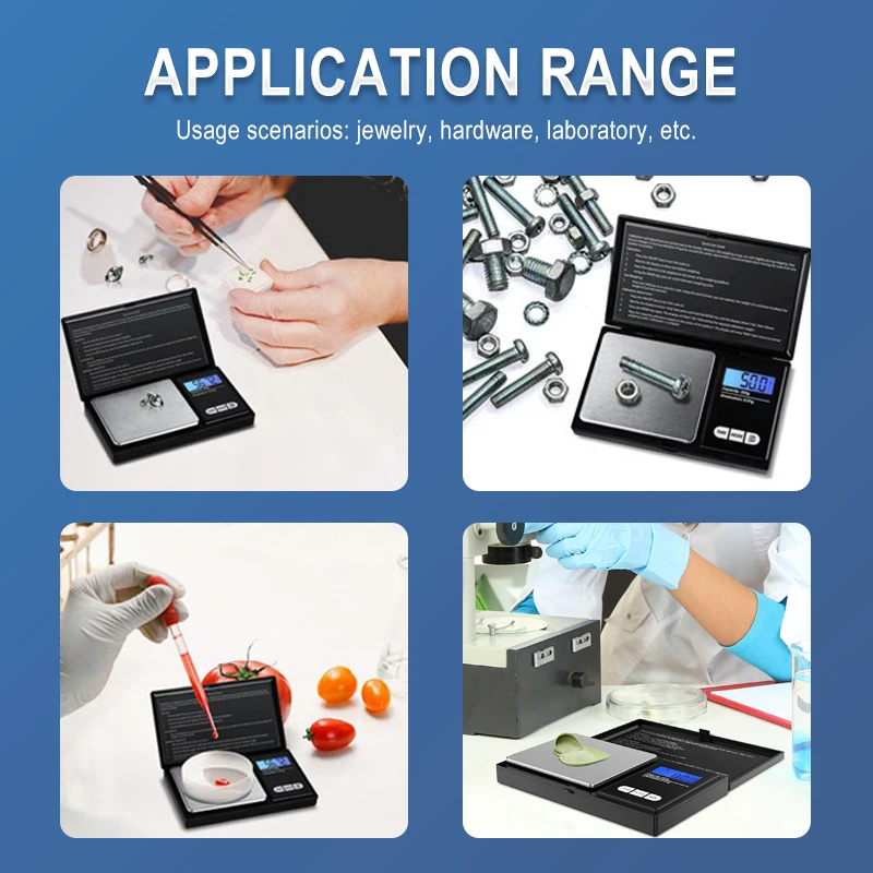 Digital Gold Jewellery Weight Scales 500g 0.01g Diamond Weighing Scale Pocket scale
