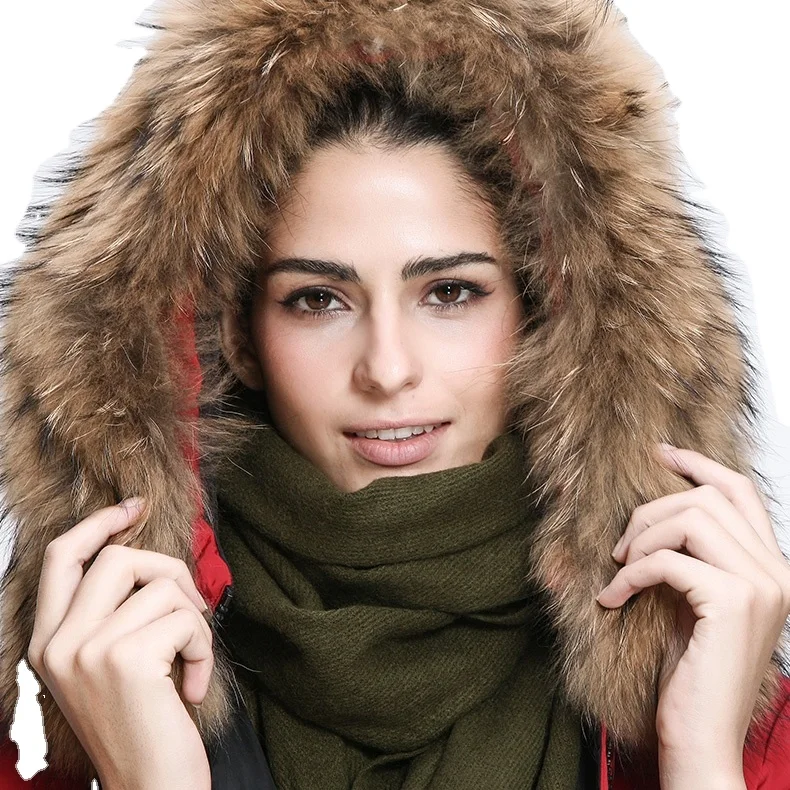 urban fashion red  winter clothes long coat womens down jackets with fur hood for ladies