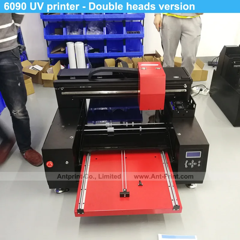 Top popular 3 heads uv printer 6090 uv flatbed printer phone case metal glass ceramic 9060 uv printer