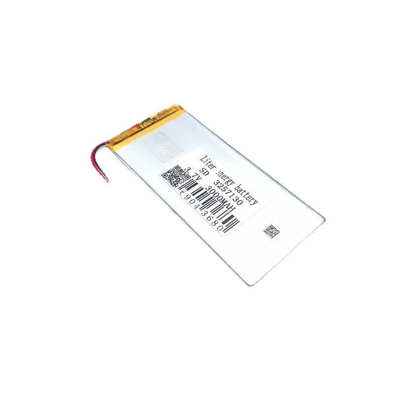
3000MAH 3.7V 3060130 3257130 Polymer lithium ion battery be customized wholesale CE FCC ROHS MSDS quality certification 