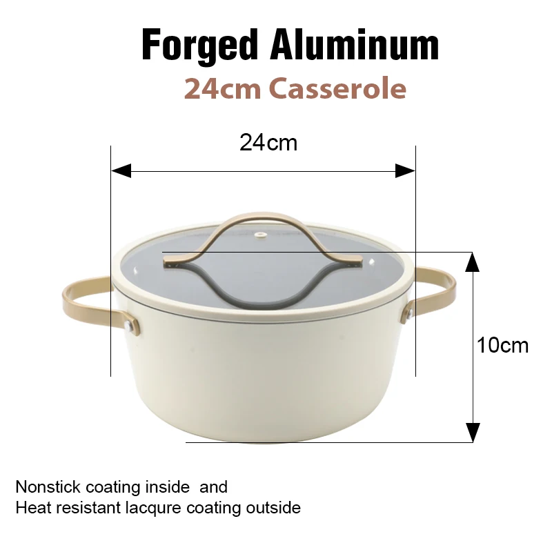 Wholesale Casserole White Non Stick High Quality New Restaurant Metal Kitchen Products Casserole