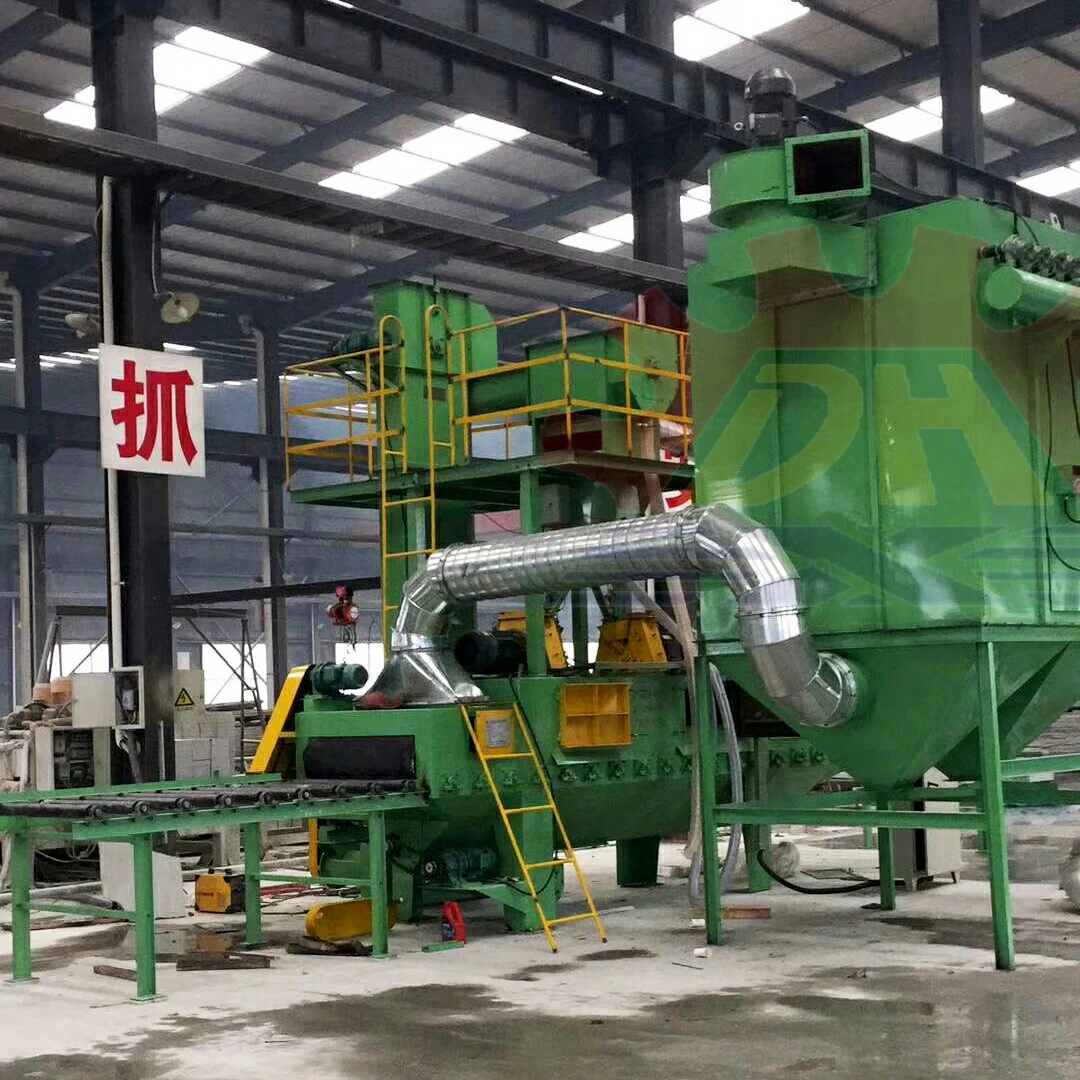 new design abrator granite floor tile polishing granit roughening border paver slab stone road  shot blasting machine equipment