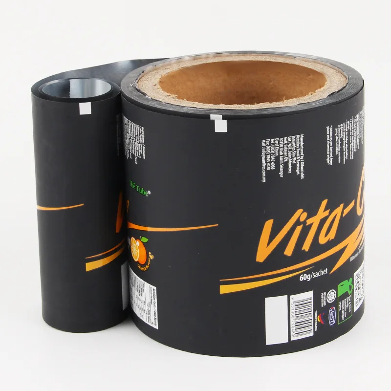 Packaging supplier Custom printed  food aluminum barrier Packaging plastic film transparent pet film in roll