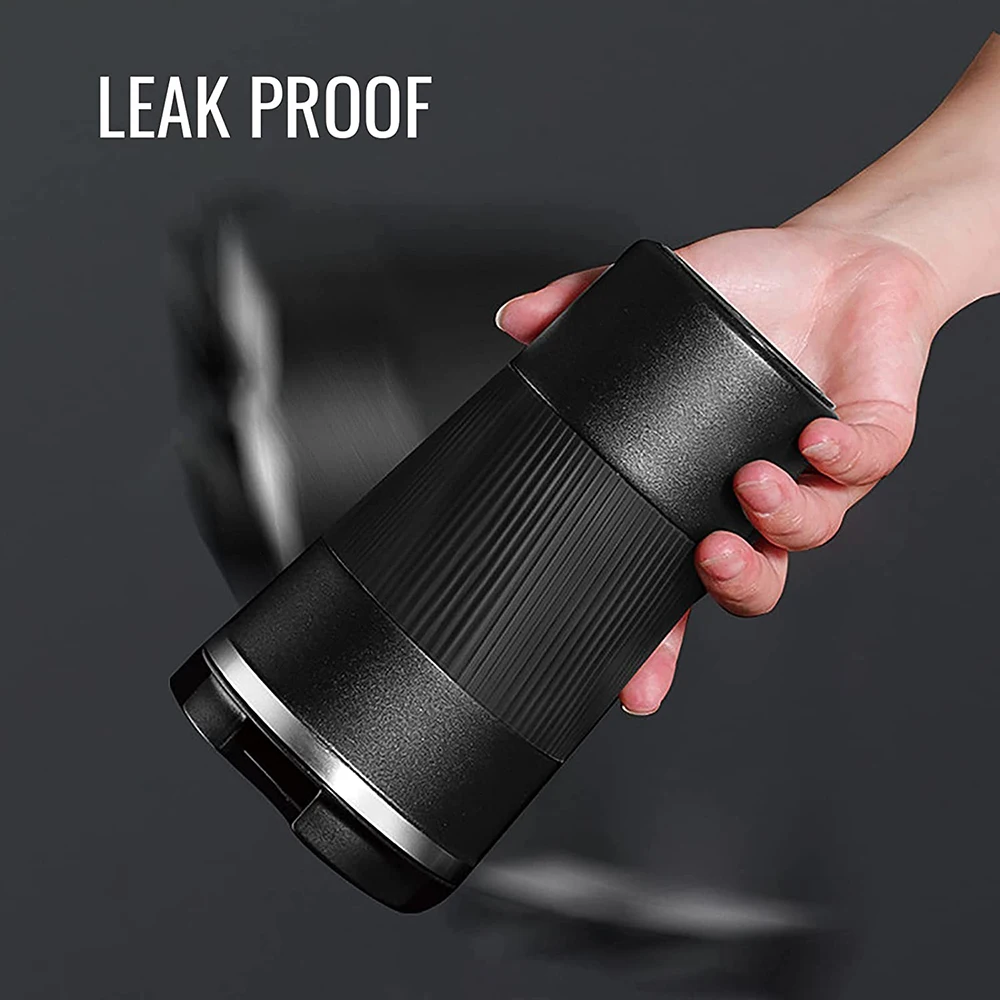 Wholesale 500 ml Travel Double Wall Vacuum Insulated Stainless Steel Coffee Tumbler Cup With Lid