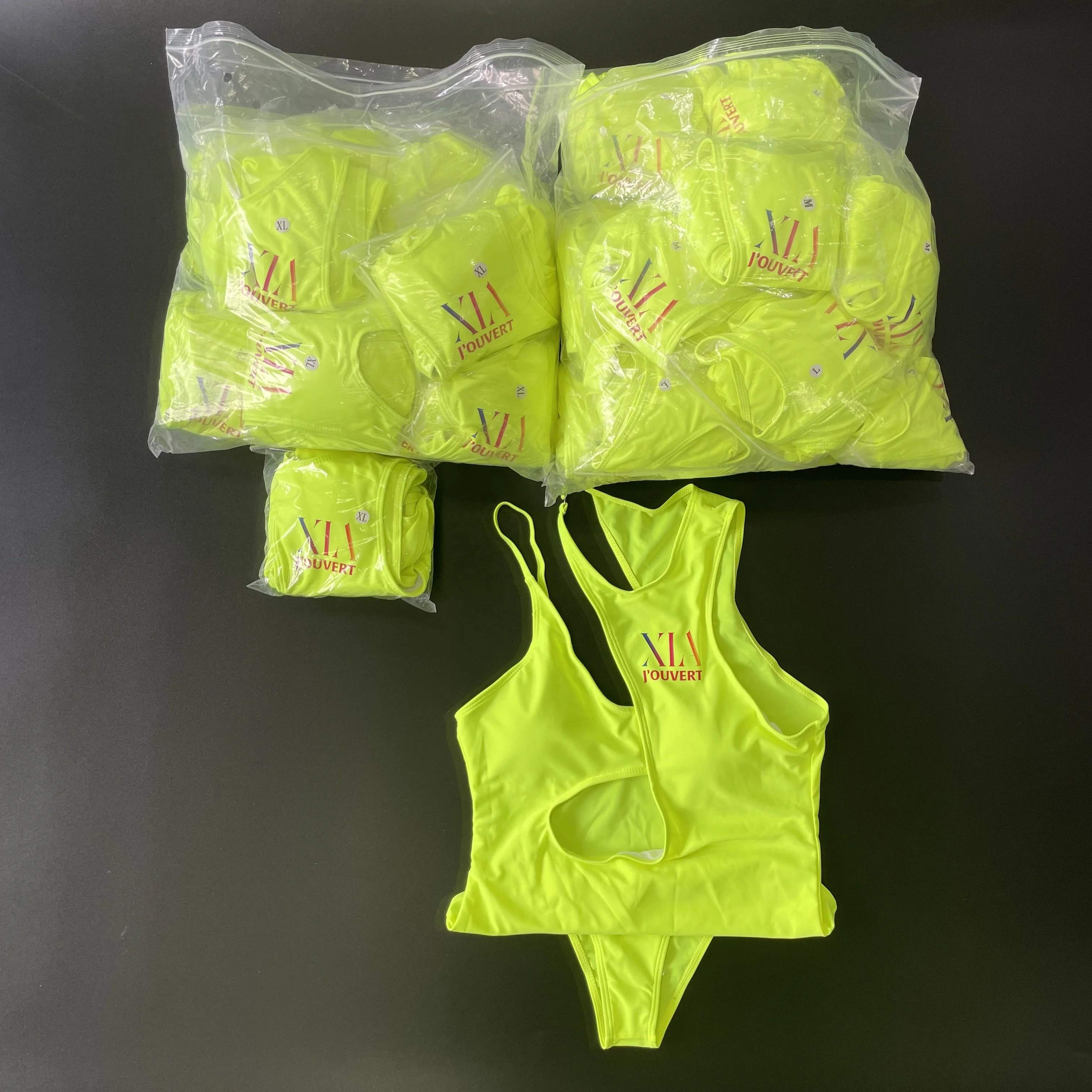 Custom Logo Solid Swimwear Breathable Quick Dry One Piece Swimsuit Cut out Monokini Bathing Suit for Adults