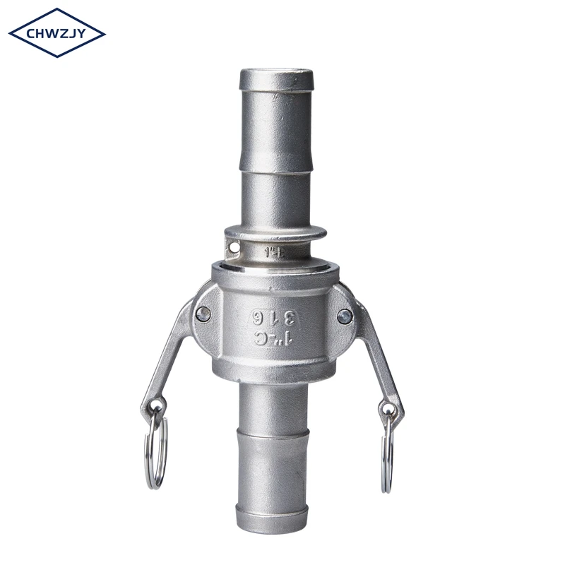 JY China manufacturer 316 stainless steel A type quick hose connector camlock fittings