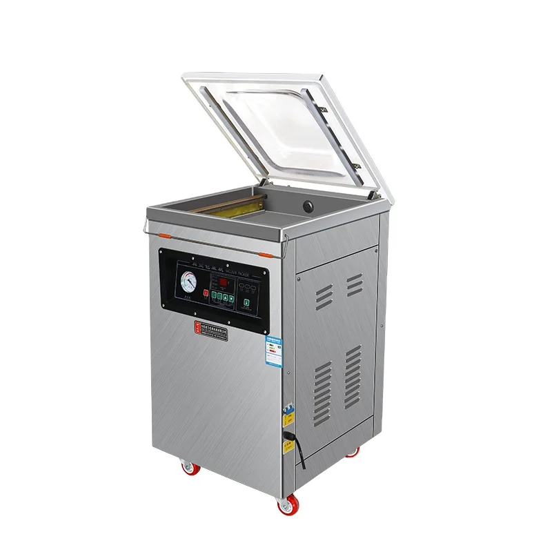 DZ500 Commercial Chicken Meat Food Single Chamber Vacuum Packing Machine Tomato Potato Onion Vacuum Sealer