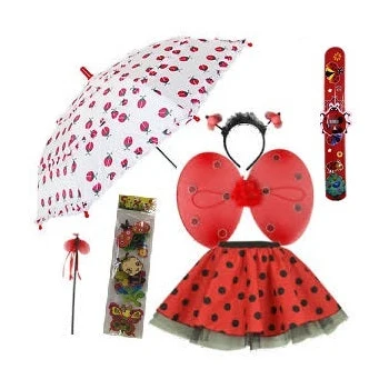 Любимые женские костюмы с крыльями юбкой часы повязки на голову для Хэллоуина набор игрушек зонтик насекомых