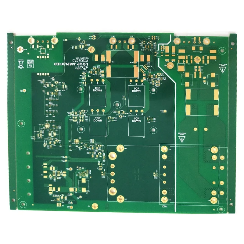 Шэньчжэнь Конструкции PCB платы синий паяльной маски 4 слоев FR4 ЧПУ промышленного управления PCB