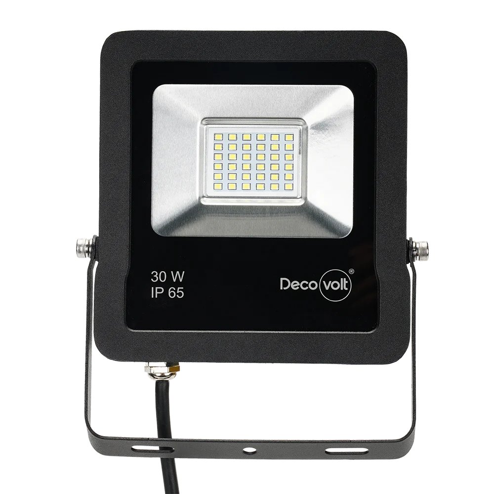 Светодиодный прожектор Decovolt, черный, удобный, IP65, 30 Вт, 50 Вт, 100 Вт, 150 Вт, 200 Вт, красивый прожектор